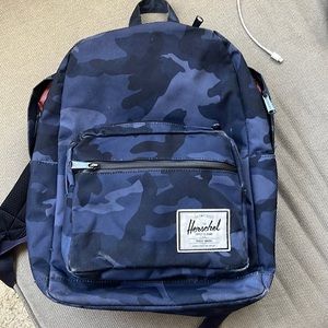 Herschel blue camo backpack